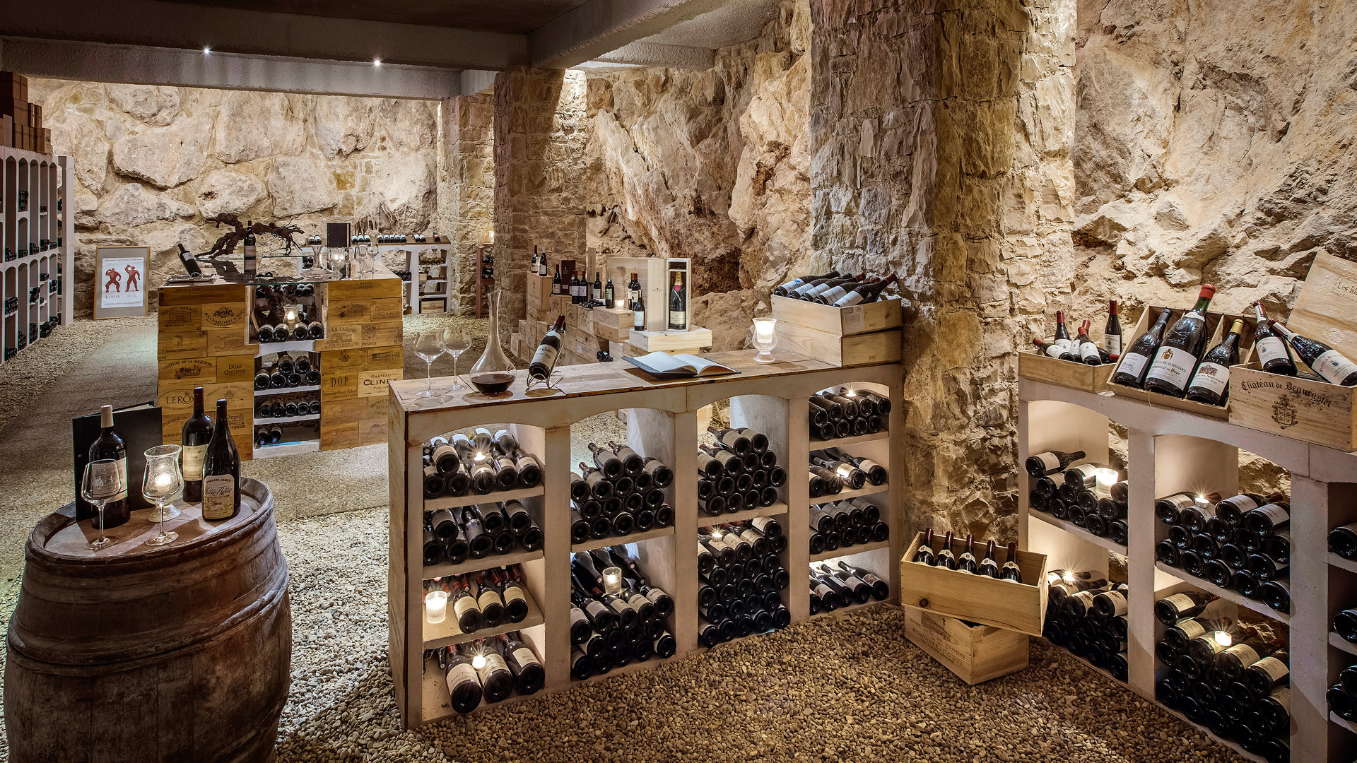 Underground Wine Cellar | Château Saint-Martin & Spa